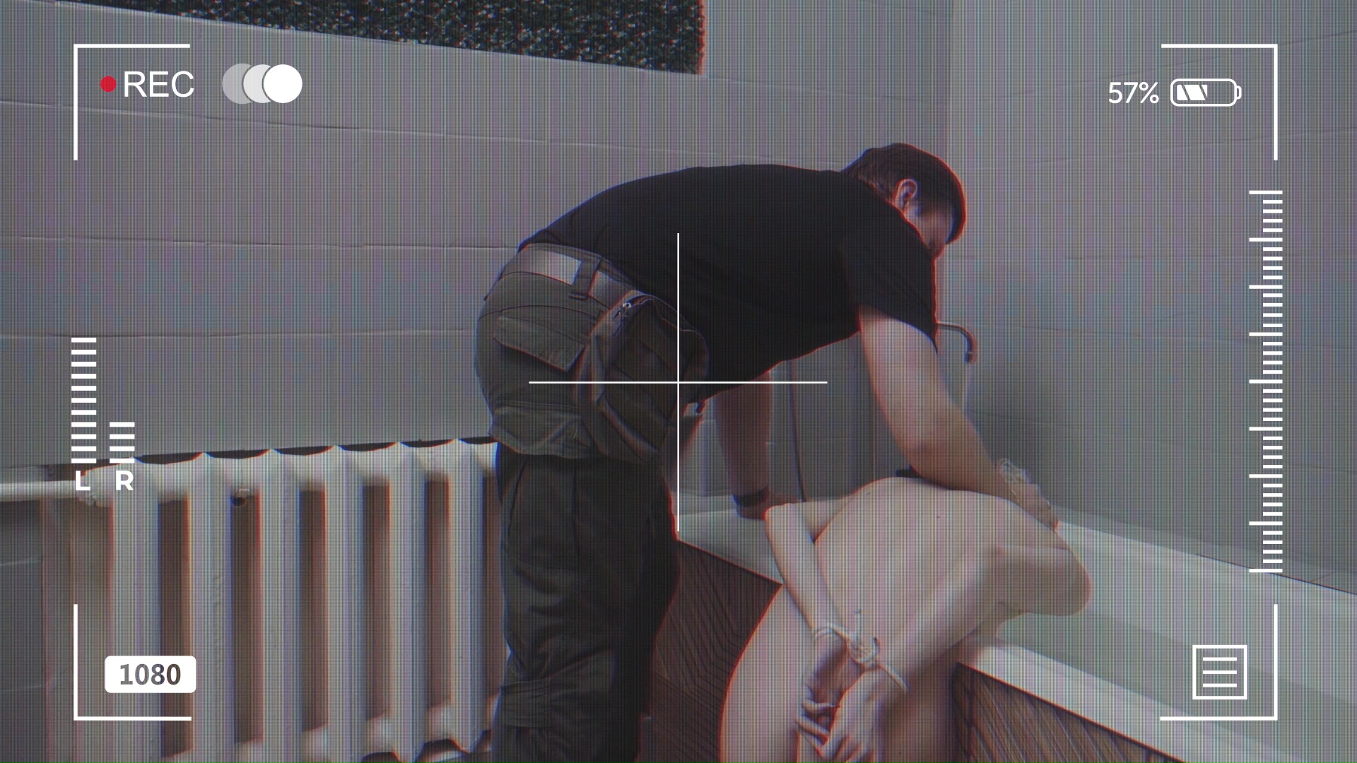 a woman's satisfied expression